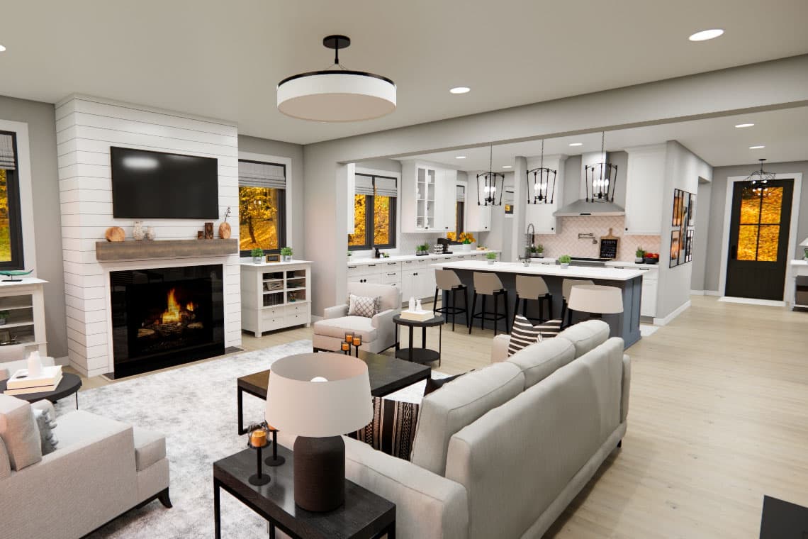 Plan 14881RK: 3-Bed Country Cottage House Plan with Bonus Room - 2385 Sq Ft - Image #19 - Cottage, Country