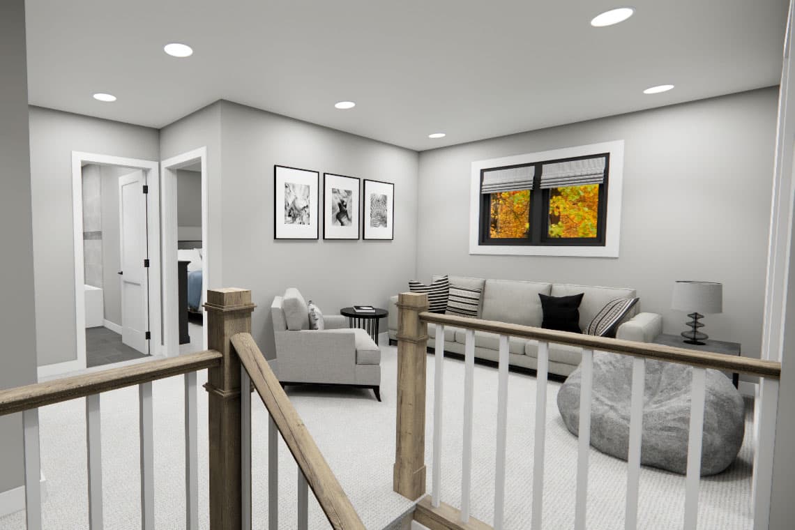 Plan 14881RK: 3-Bed Country Cottage House Plan with Bonus Room - 2385 Sq Ft - Image #26 - Cottage, Country