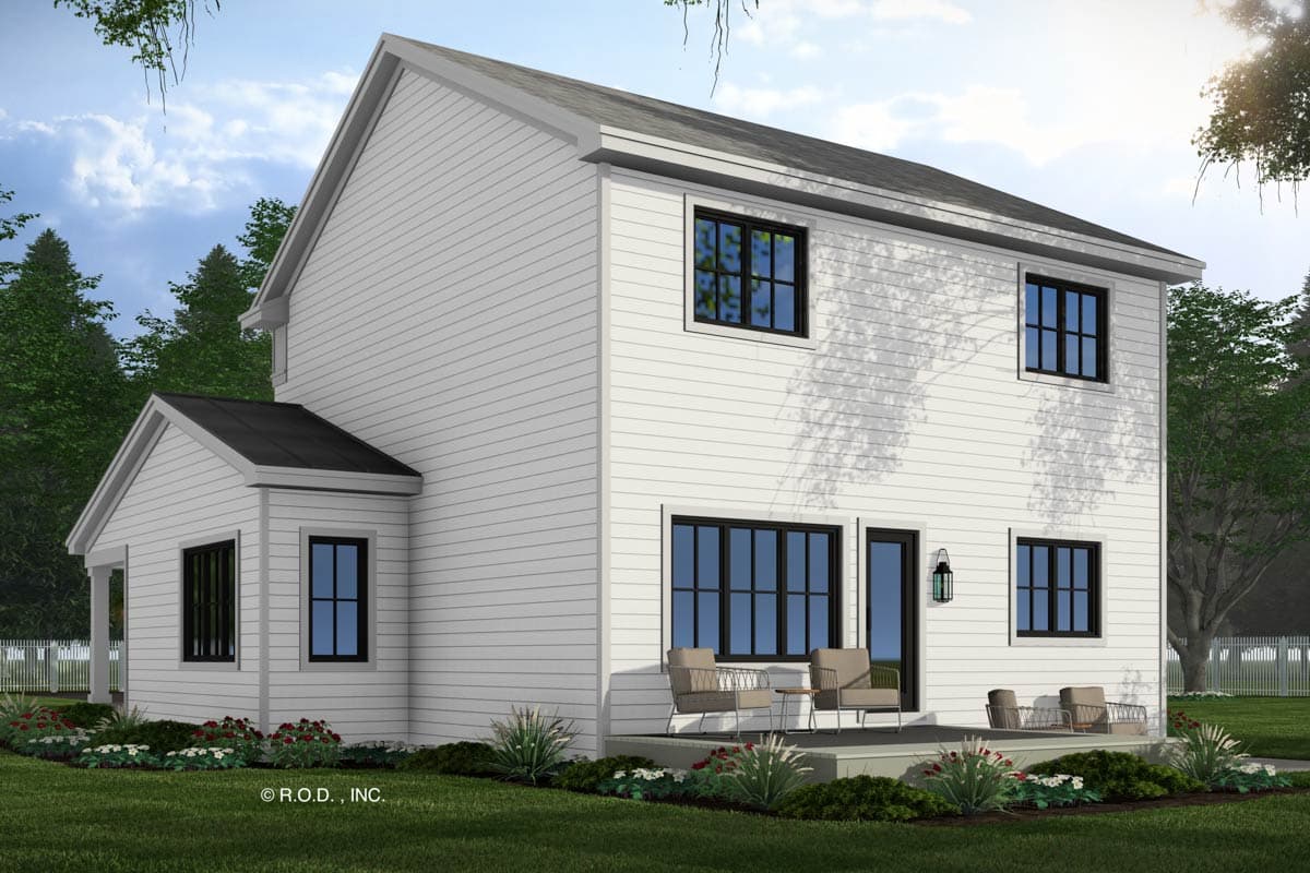 Plan 14885RK: 4-Bedroom Traditional Farmhouse Plan with Loft Above - 2060 Sq Ft - Image #5 - Farmhouse, Traditional