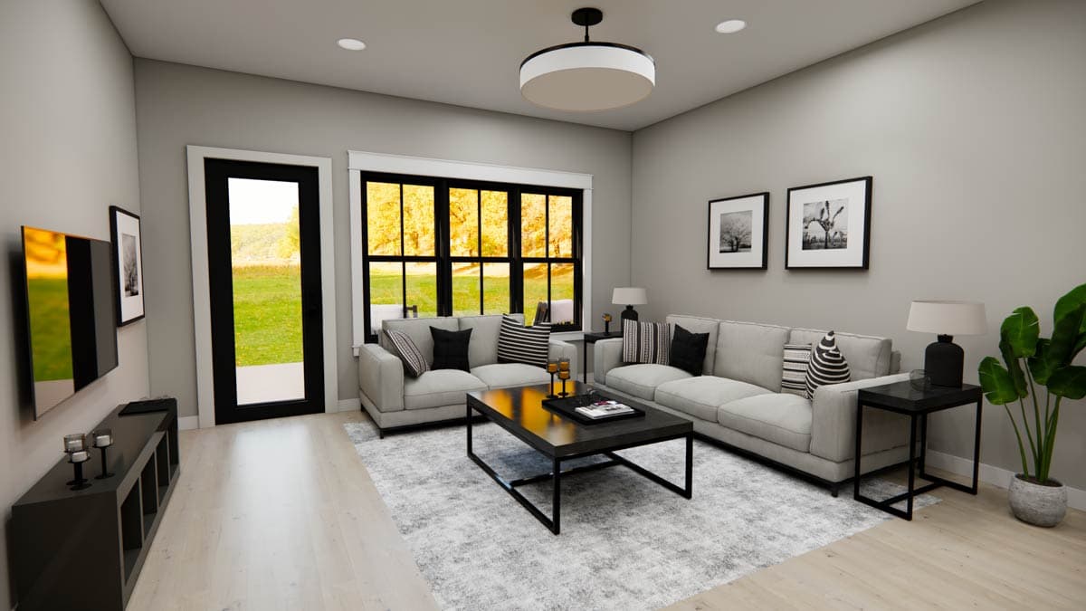 Plan 14885RK: 4-Bedroom Traditional Farmhouse Plan with Loft Above - 2060 Sq Ft - Image #12 - Farmhouse, Traditional