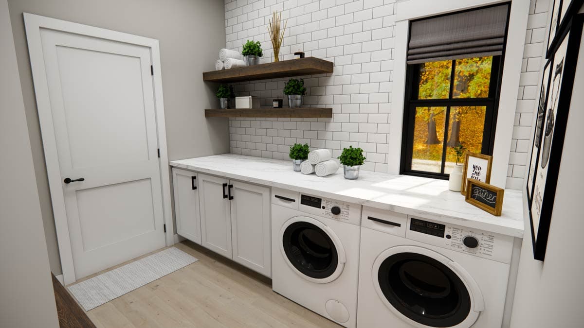 Plan 14885RK: 4-Bedroom Traditional Farmhouse Plan with Loft Above - 2060 Sq Ft - Image #21 - Farmhouse, Traditional