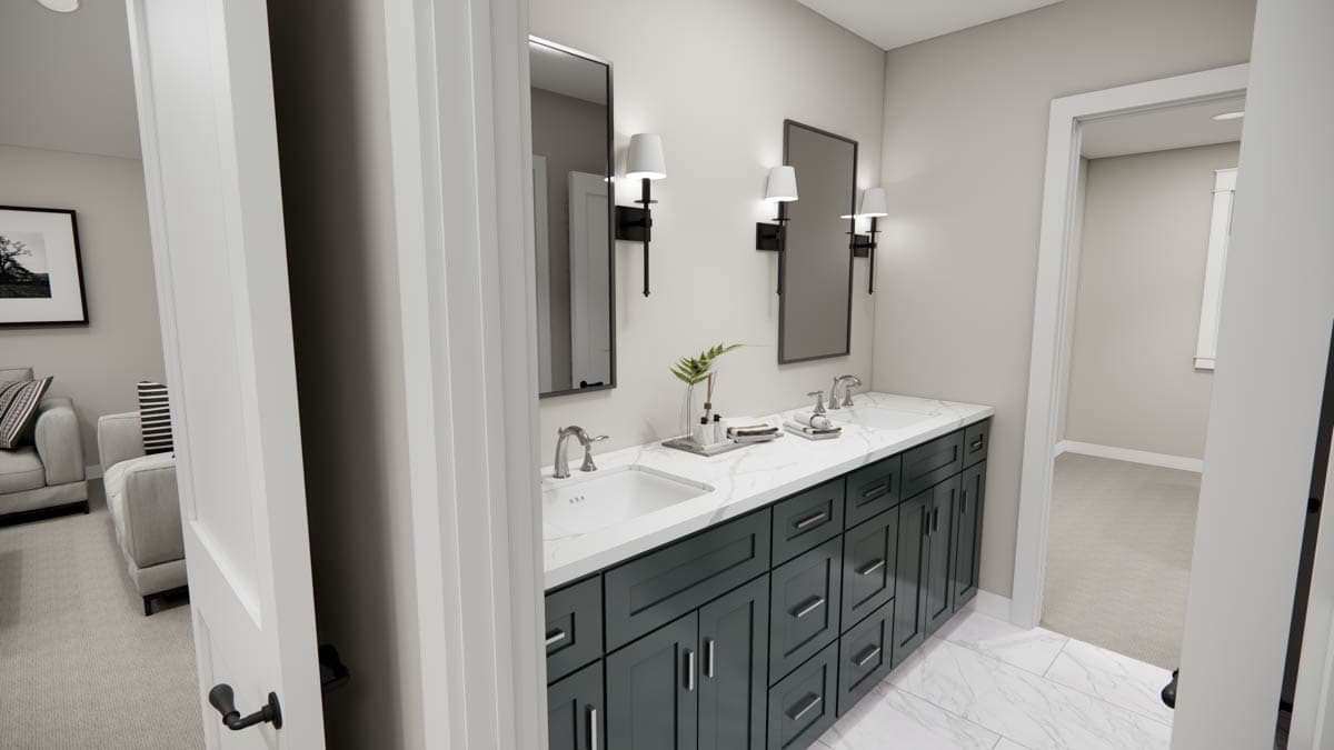 Plan 14885RK: 4-Bedroom Traditional Farmhouse Plan with Loft Above - 2060 Sq Ft - Image #27 - Farmhouse, Traditional