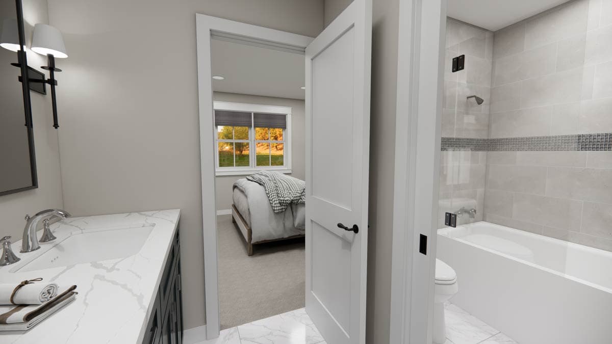 Plan 14885RK: 4-Bedroom Traditional Farmhouse Plan with Loft Above - 2060 Sq Ft - Image #28 - Farmhouse, Traditional