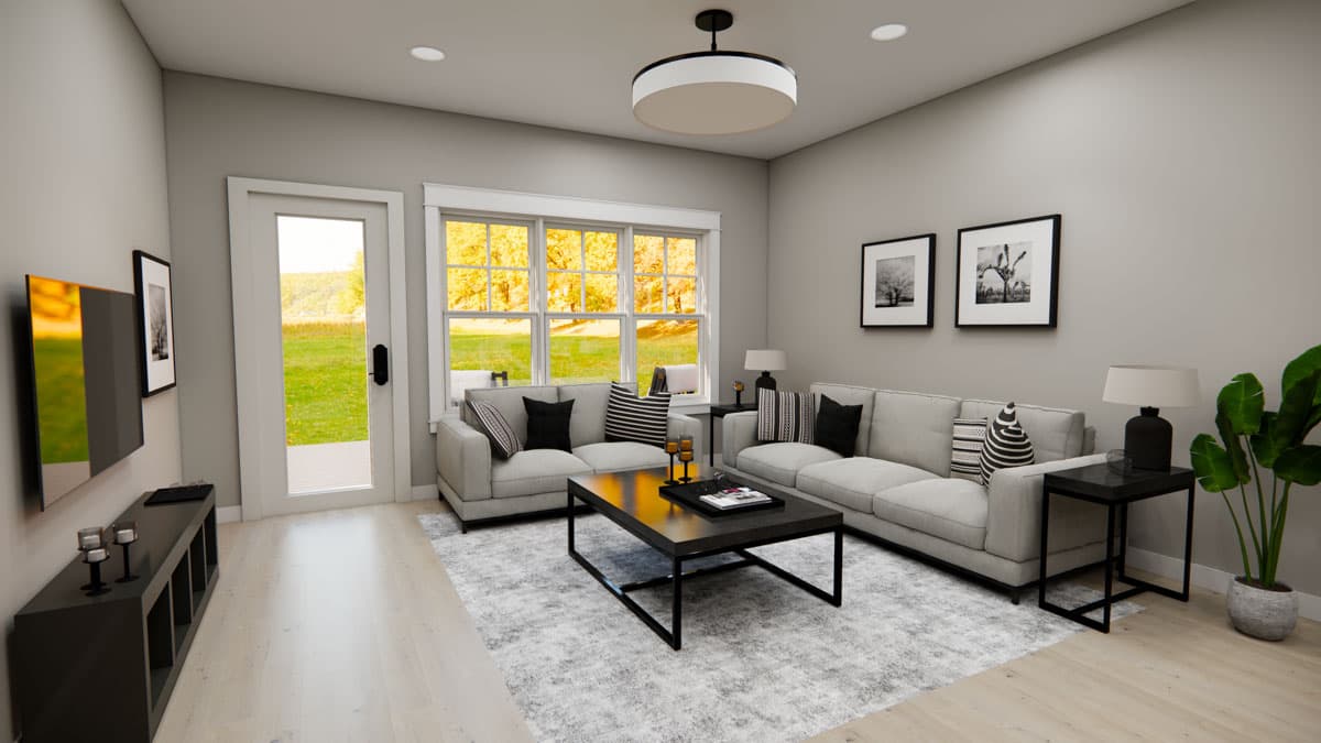 Plan 14887RK: 4-Bed Craftsman House Plan with Second Floor Loft - 2060 Sq Ft - Image #12 - Craftsman, Traditional