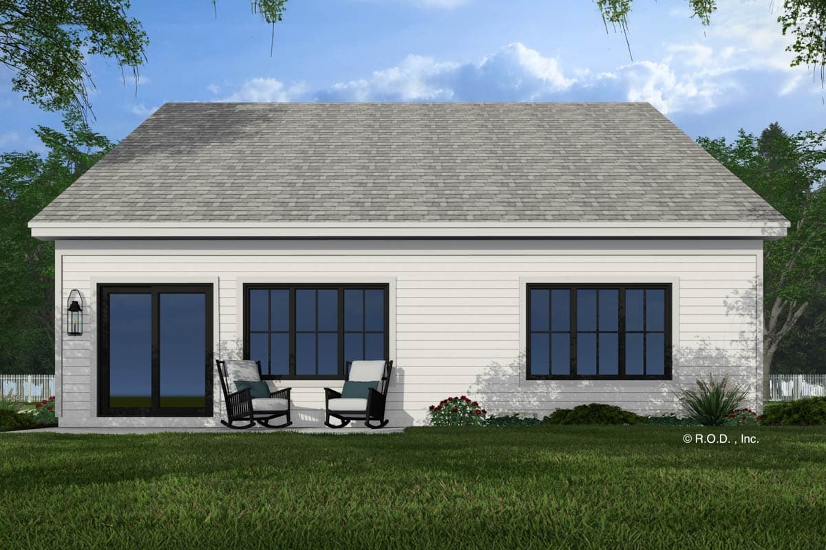 Plan 14888RK: One-Story Country Farmhouse Plan with Flex Room - 1688 Sq Ft - Image #7 - Country, Farmhouse, Modern Farmhouse, Ranch, Traditional
