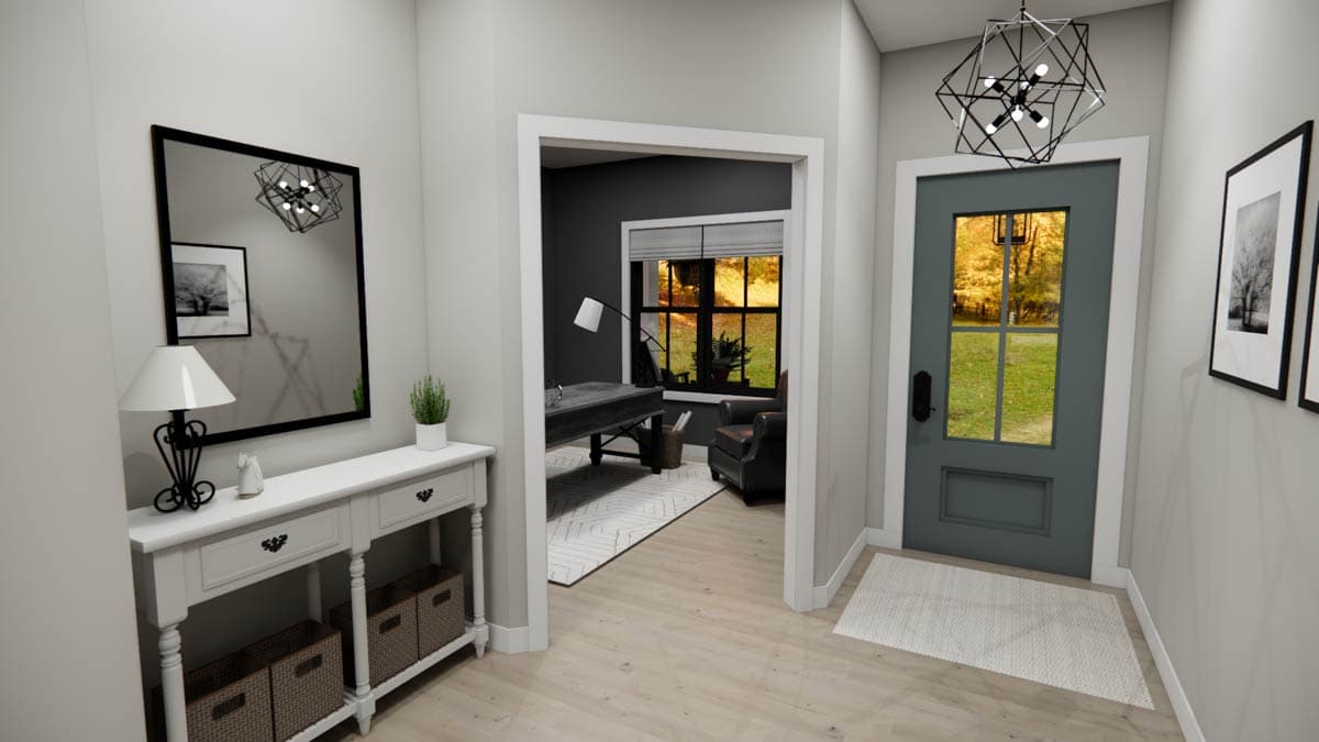 Plan 14888RK: One-Story Country Farmhouse Plan with Flex Room - 1688 Sq Ft - Image #9 - Country, Farmhouse, Modern Farmhouse, Ranch, Traditional