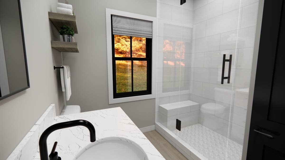 Plan 14888RK: One-Story Country Farmhouse Plan with Flex Room - 1688 Sq Ft - Image #15 - Country, Farmhouse, Modern Farmhouse, Ranch, Traditional