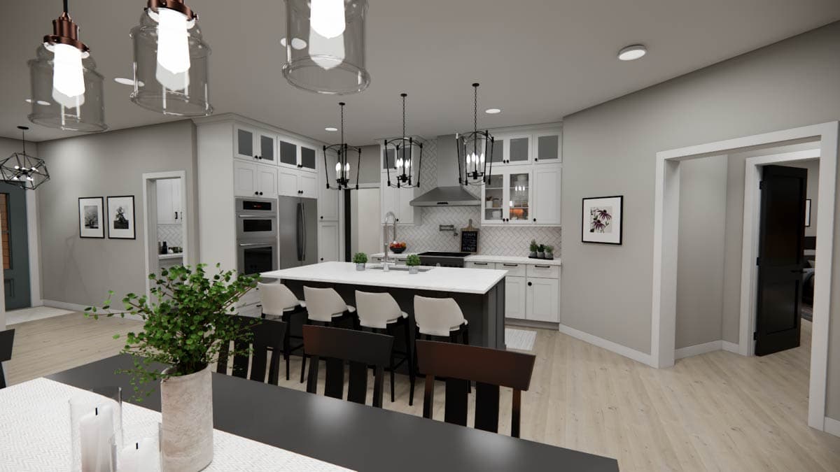 Plan 14888RK: One-Story Country Farmhouse Plan with Flex Room - 1688 Sq Ft - Image #17 - Country, Farmhouse, Modern Farmhouse, Ranch, Traditional