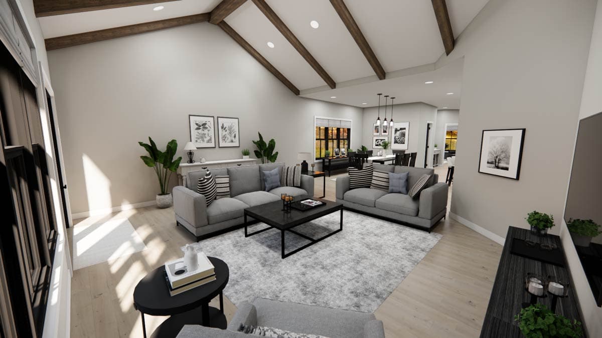 Plan 14888RK: One-Story Country Farmhouse Plan with Flex Room - 1688 Sq Ft - Image #21 - Country, Farmhouse, Modern Farmhouse, Ranch, Traditional