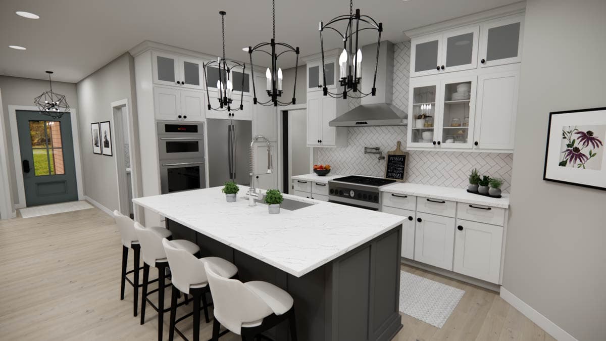 Plan 14888RK: One-Story Country Farmhouse Plan with Flex Room - 1688 Sq Ft - Image #30 - Country, Farmhouse, Modern Farmhouse, Ranch, Traditional