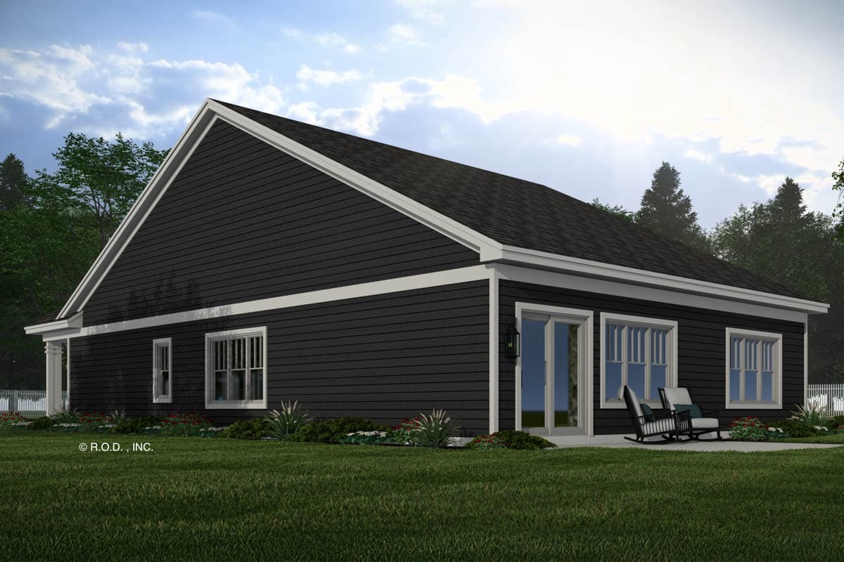 Plan 14889RK: 2-Bed Traditional House Plan with Vaulted Great Room - 1688 Sq Ft - Image #8 - Country, Craftsman, Ranch, Traditional