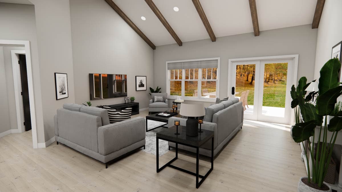 Plan 14889RK: 2-Bed Traditional House Plan with Vaulted Great Room - 1688 Sq Ft - Image #19 - Country, Craftsman, Ranch, Traditional