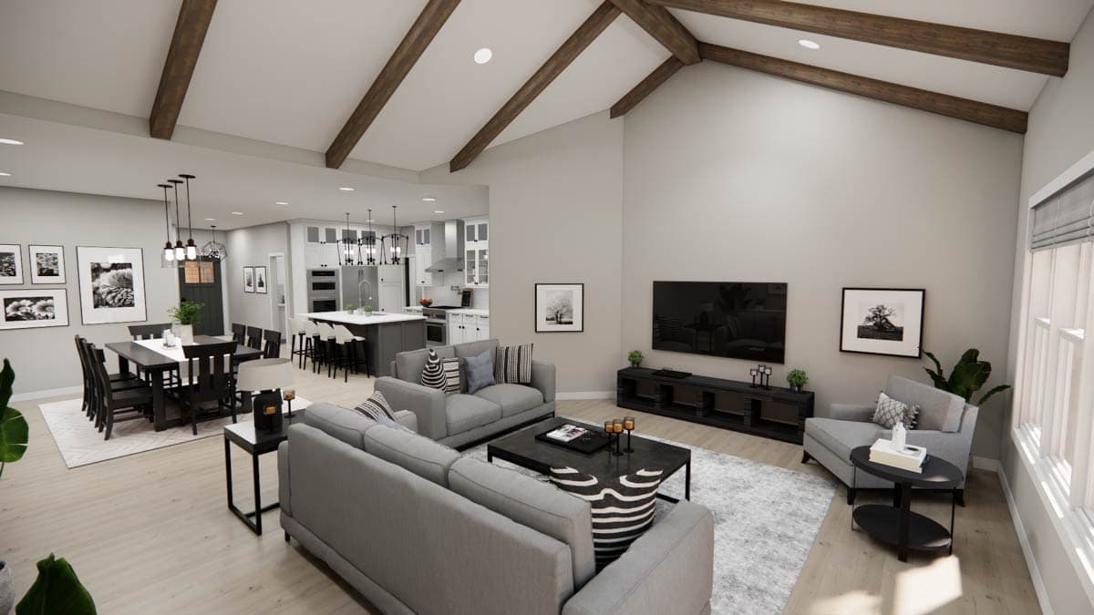 Plan 14889RK: 2-Bed Traditional House Plan with Vaulted Great Room - 1688 Sq Ft - Image #20 - Country, Craftsman, Ranch, Traditional
