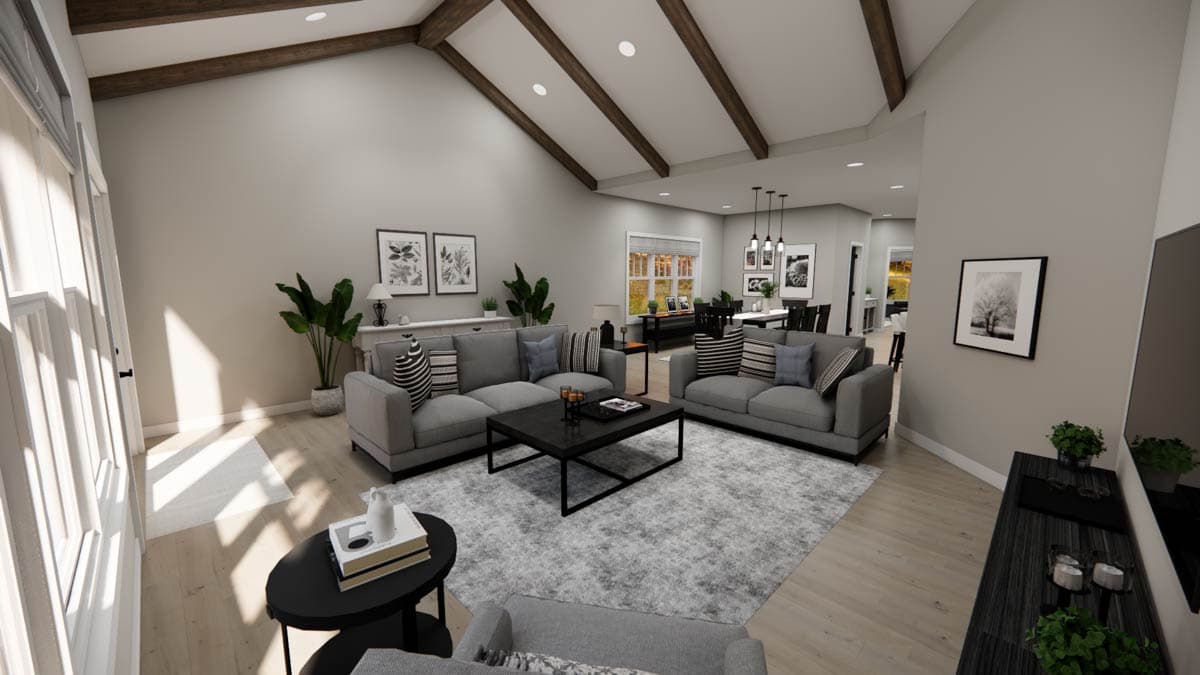 Plan 14889RK: 2-Bed Traditional House Plan with Vaulted Great Room - 1688 Sq Ft - Image #21 - Country, Craftsman, Ranch, Traditional