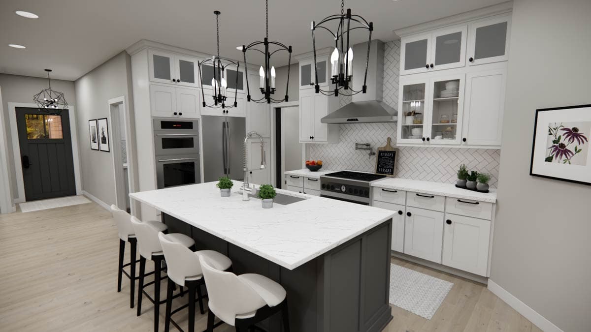 Plan 14889RK: 2-Bed Traditional House Plan with Vaulted Great Room - 1688 Sq Ft - Image #30 - Country, Craftsman, Ranch, Traditional