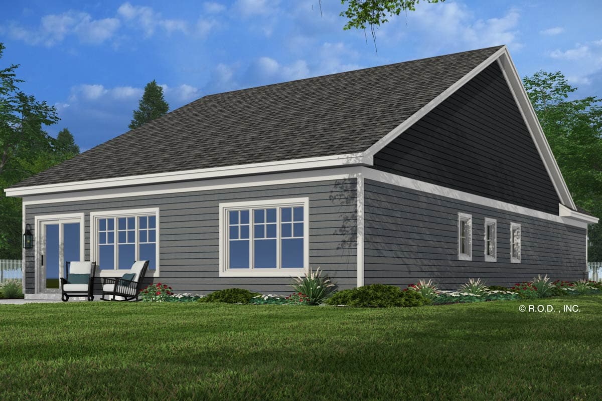 Plan 14890RK: 2-Bed Country Craftsman House Plan Under 1700 sq Ft - Image #7 - Country, Craftsman, New American, Ranch, Traditional