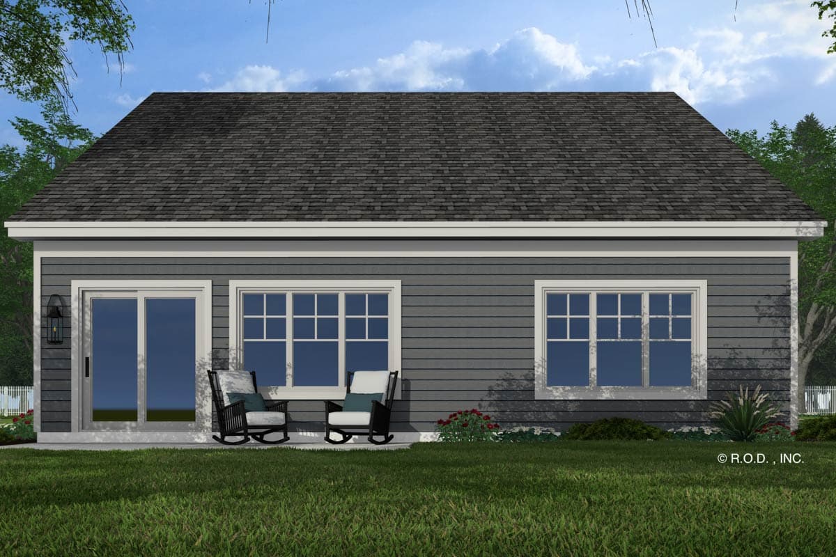 Plan 14890RK: 2-Bed Country Craftsman House Plan Under 1700 sq Ft - Image #8 - Country, Craftsman, New American, Ranch, Traditional