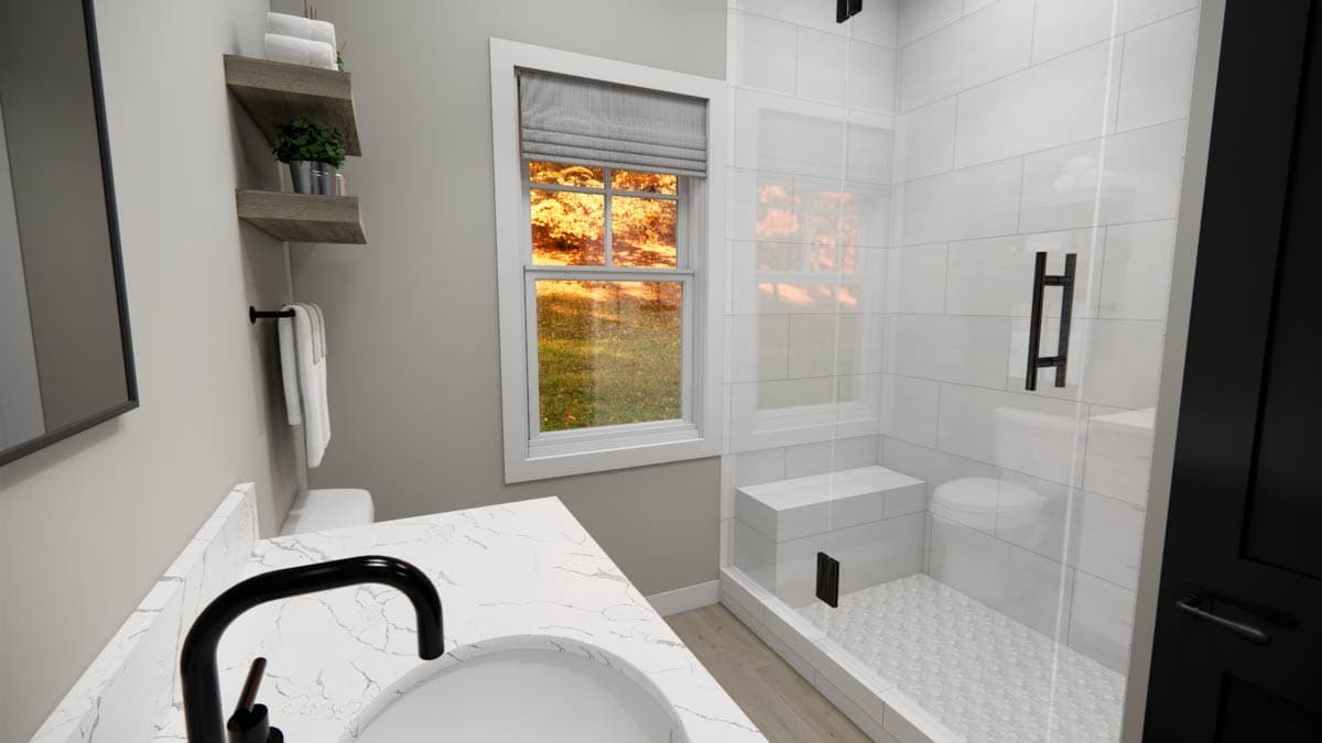 Plan 14890RK: 2-Bed Country Craftsman House Plan Under 1700 sq Ft - Image #15 - Country, Craftsman, New American, Ranch, Traditional