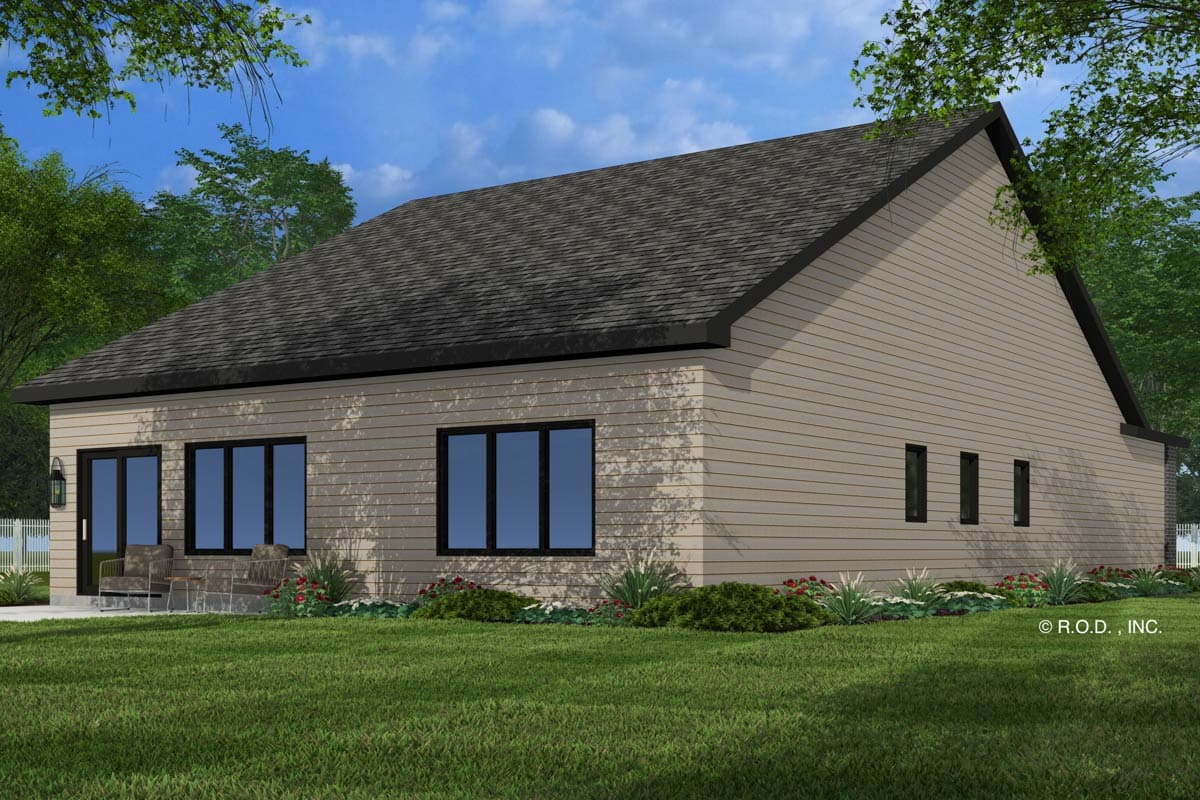 Plan 14891RK: Single-Story Modern House Plan with Main Floor Master -1688 Sq Ft - Image #6 - Contemporary, Mid Century Modern, Modern, Northwest, Vacation