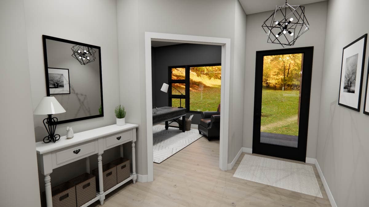 Plan 14891RK: Single-Story Modern House Plan with Main Floor Master -1688 Sq Ft - Image #9 - Contemporary, Mid Century Modern, Modern, Northwest, Vacation