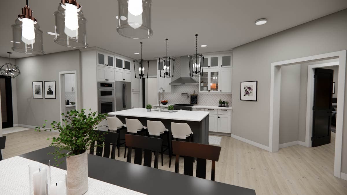 Plan 14891RK: Single-Story Modern House Plan with Main Floor Master -1688 Sq Ft - Image #17 - Contemporary, Mid Century Modern, Modern, Northwest, Vacation