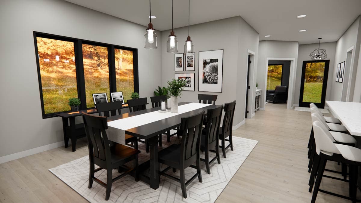 Plan 14891RK: Single-Story Modern House Plan with Main Floor Master -1688 Sq Ft - Image #18 - Contemporary, Mid Century Modern, Modern, Northwest, Vacation