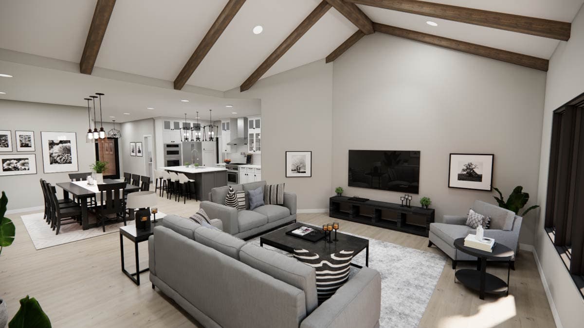 Plan 14891RK: Single-Story Modern House Plan with Main Floor Master -1688 Sq Ft - Image #20 - Contemporary, Mid Century Modern, Modern, Northwest, Vacation