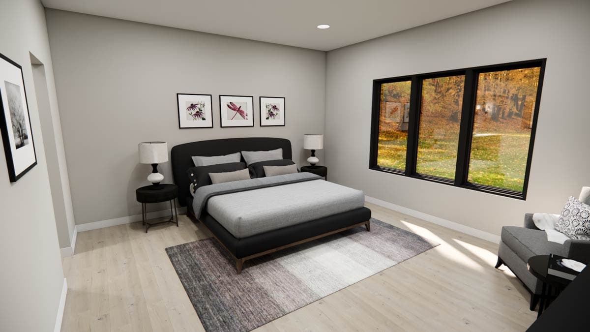 Plan 14891RK: Single-Story Modern House Plan with Main Floor Master -1688 Sq Ft - Image #22 - Contemporary, Mid Century Modern, Modern, Northwest, Vacation