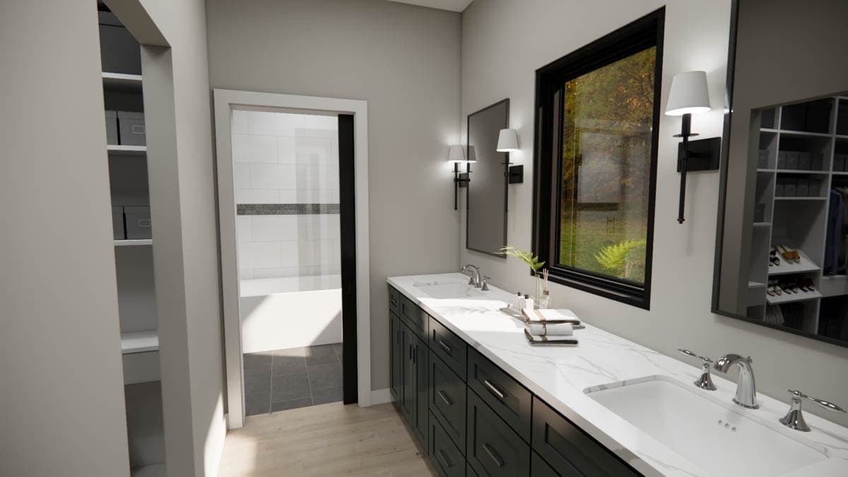 Plan 14891RK: Single-Story Modern House Plan with Main Floor Master -1688 Sq Ft - Image #25 - Contemporary, Mid Century Modern, Modern, Northwest, Vacation