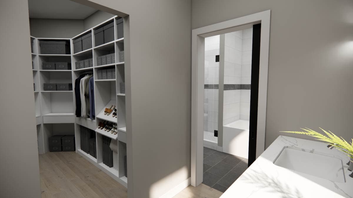 Plan 14891RK: Single-Story Modern House Plan with Main Floor Master -1688 Sq Ft - Image #26 - Contemporary, Mid Century Modern, Modern, Northwest, Vacation