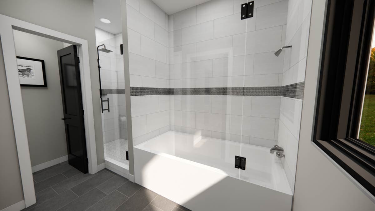 Plan 14891RK: Single-Story Modern House Plan with Main Floor Master -1688 Sq Ft - Image #28 - Contemporary, Mid Century Modern, Modern, Northwest, Vacation