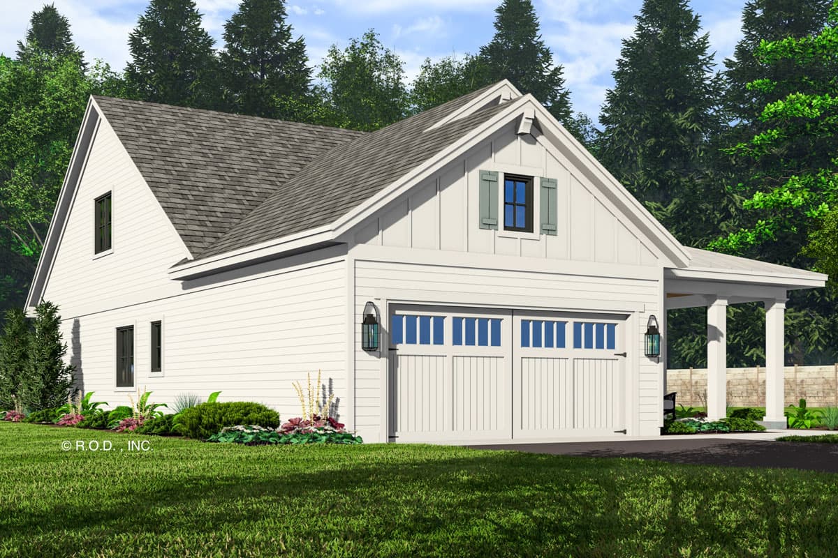 Plan 14893RK: 3-Bed Modern Farmhouse with Home Office - 2142 Sq Ft - Image #7 - Bungalow, Country, Craftsman, Modern Farmhouse, New American, Traditional
