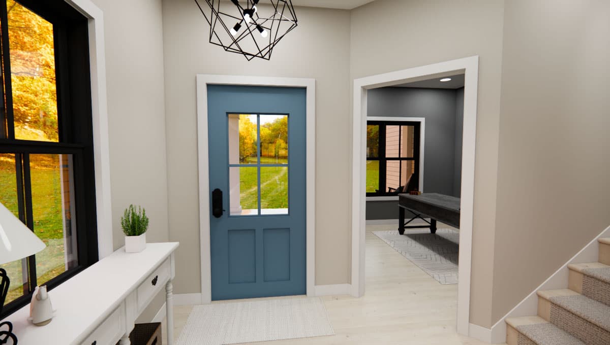 Plan 14893RK: 3-Bed Modern Farmhouse with Home Office - 2142 Sq Ft - Image #8 - Bungalow, Country, Craftsman, Modern Farmhouse, New American, Traditional