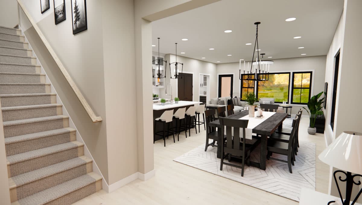 Plan 14893RK: 3-Bed Modern Farmhouse with Home Office - 2142 Sq Ft - Image #10 - Bungalow, Country, Craftsman, Modern Farmhouse, New American, Traditional