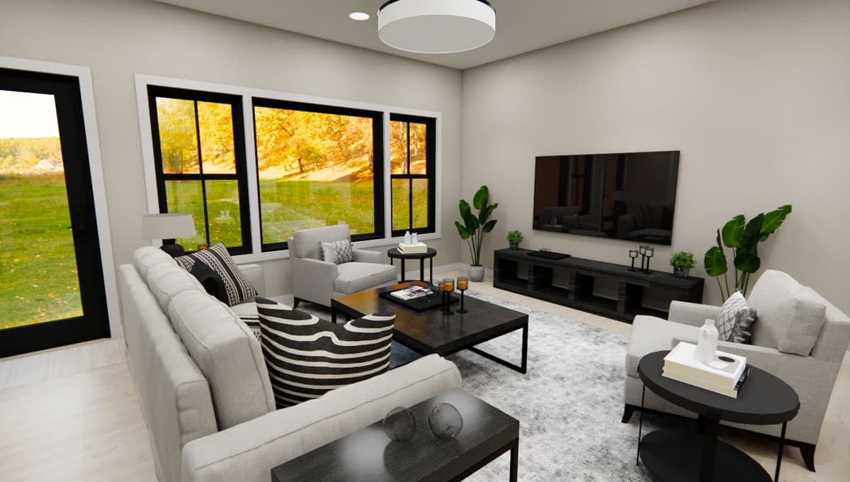 Plan 14893RK: 3-Bed Modern Farmhouse with Home Office - 2142 Sq Ft - Image #15 - Bungalow, Country, Craftsman, Modern Farmhouse, New American, Traditional