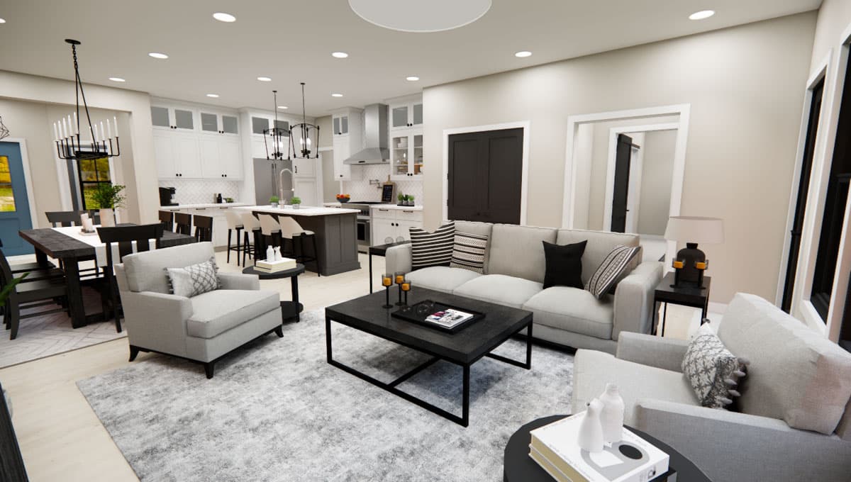 Plan 14893RK: 3-Bed Modern Farmhouse with Home Office - 2142 Sq Ft - Image #16 - Bungalow, Country, Craftsman, Modern Farmhouse, New American, Traditional