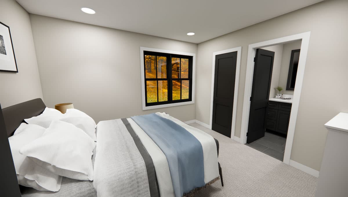 Plan 14893RK: 3-Bed Modern Farmhouse with Home Office - 2142 Sq Ft - Image #23 - Bungalow, Country, Craftsman, Modern Farmhouse, New American, Traditional