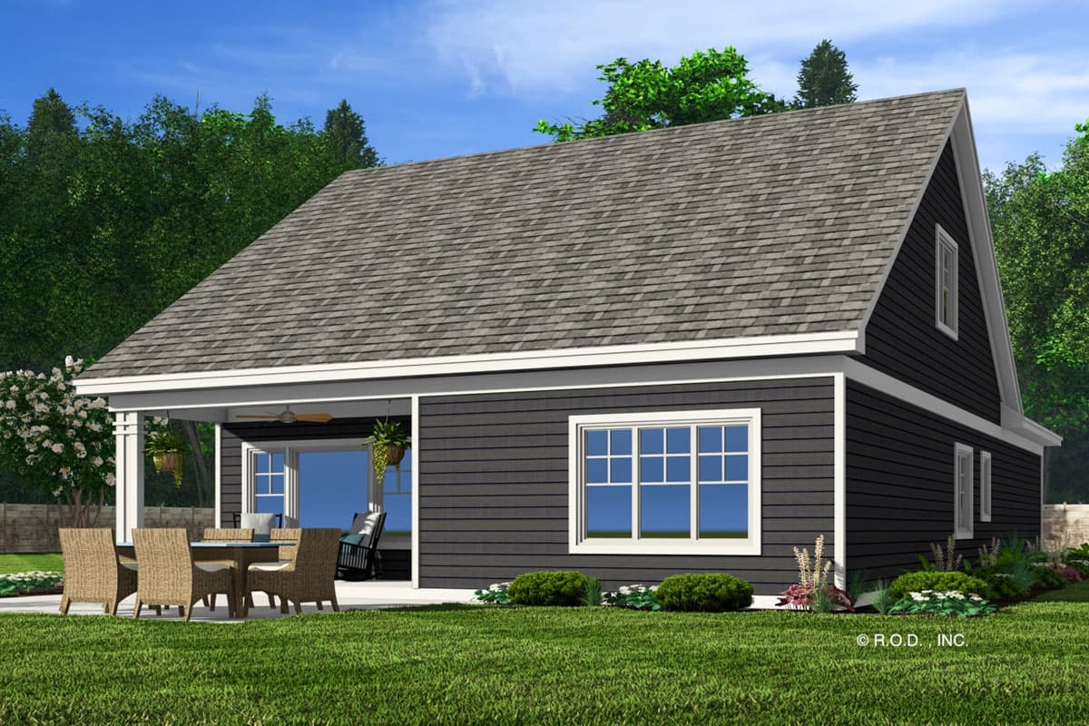 Plan 14895RK: Two-Story Craftsman House Plan with Loft Above - 2142 Sq Ft - Image #6 - Country, Craftsman, Traditional