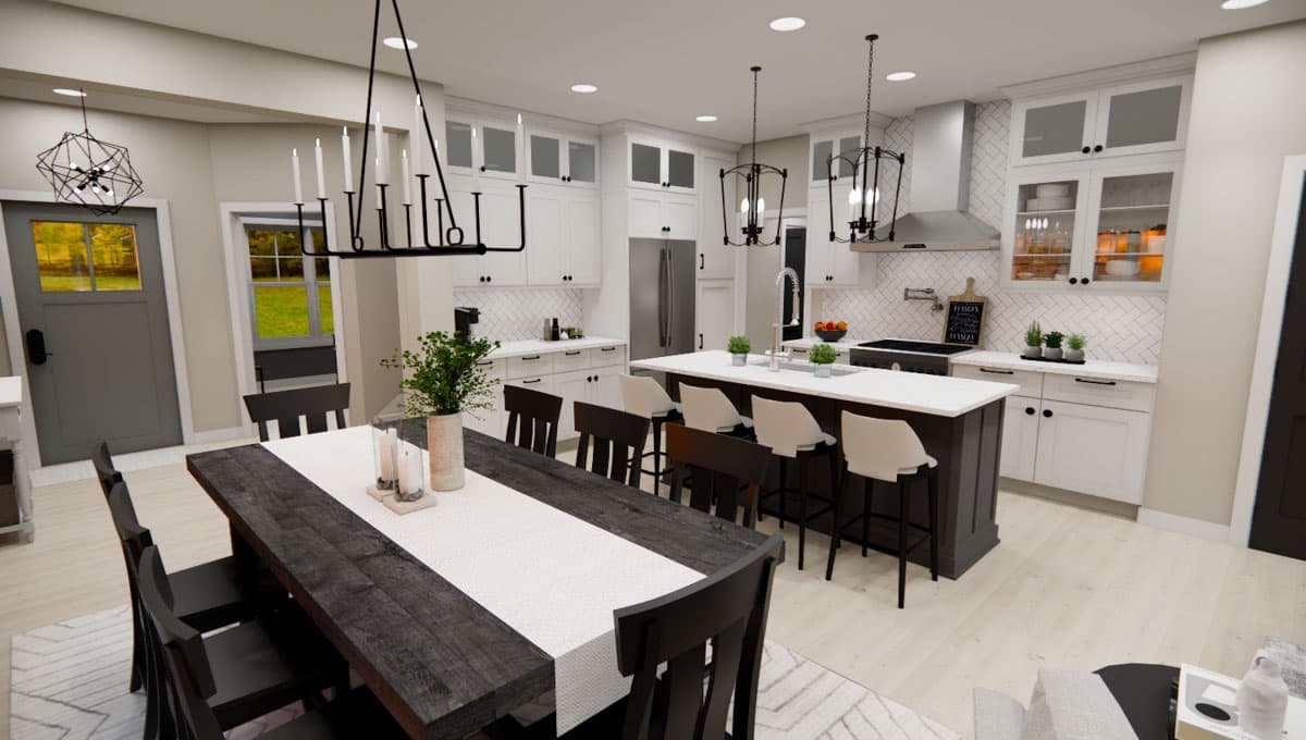 Plan 14895RK: Two-Story Craftsman House Plan with Loft Above - 2142 Sq Ft - Image #11 - Country, Craftsman, Traditional