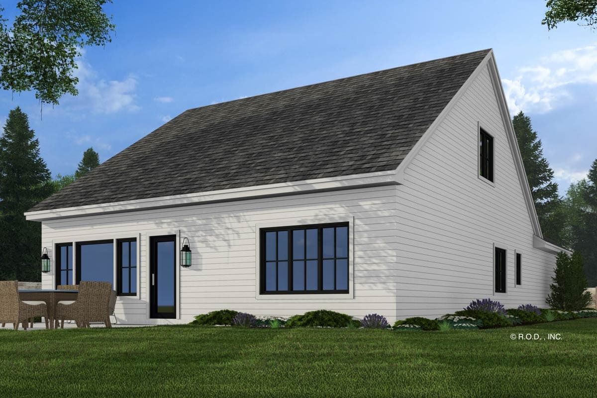 Plan 14896RK: One-Story Transitional New American House Plan with Loft Above - 2280 Sq Ft - Image #6 - Craftsman, Modern Farmhouse, New American, Transitional