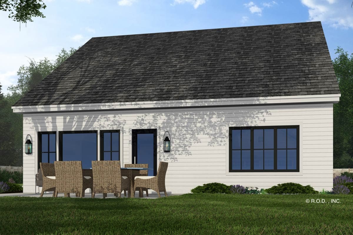 Plan 14896RK: One-Story Transitional New American House Plan with Loft Above - 2280 Sq Ft - Image #7 - Craftsman, Modern Farmhouse, New American, Transitional