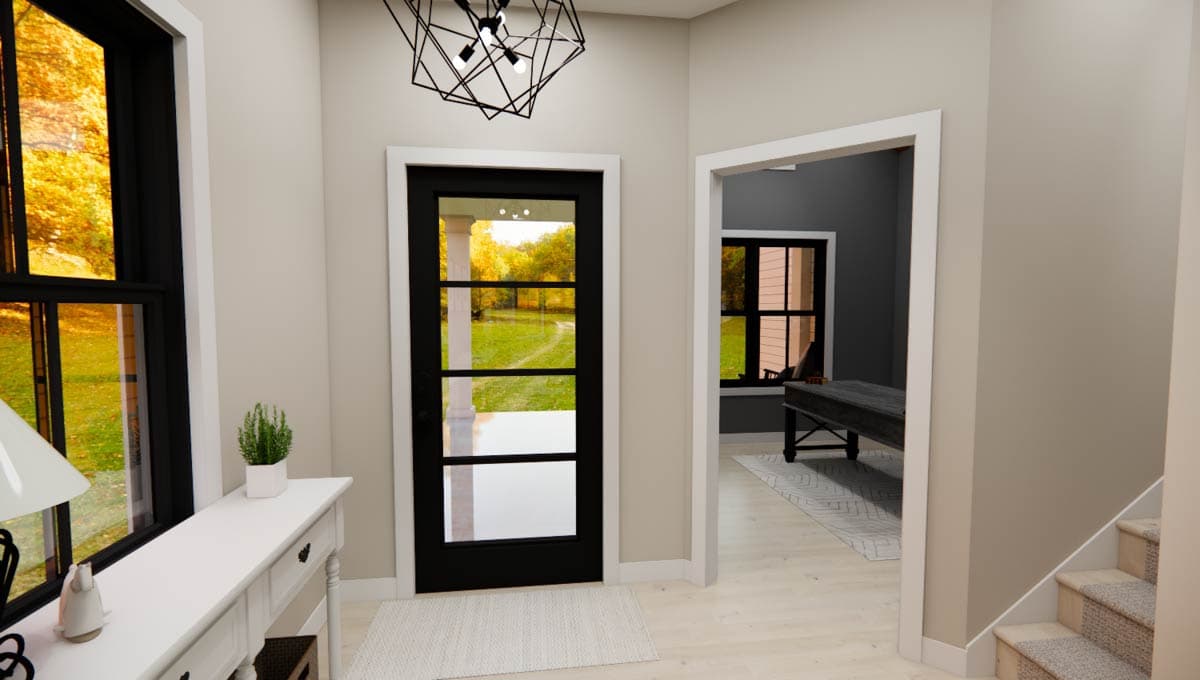 Plan 14896RK: One-Story Transitional New American House Plan with Loft Above - 2280 Sq Ft - Image #9 - Craftsman, Modern Farmhouse, New American, Transitional