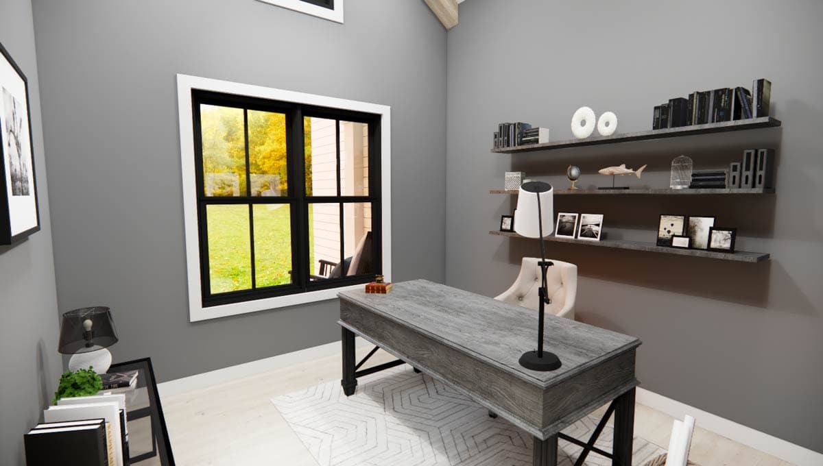 Plan 14896RK: One-Story Transitional New American House Plan with Loft Above - 2280 Sq Ft - Image #10 - Craftsman, Modern Farmhouse, New American, Transitional