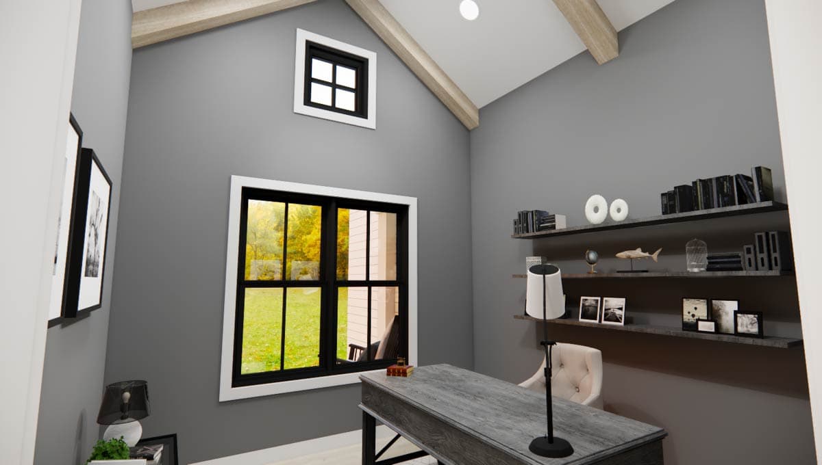 Plan 14896RK: One-Story Transitional New American House Plan with Loft Above - 2280 Sq Ft - Image #11 - Craftsman, Modern Farmhouse, New American, Transitional