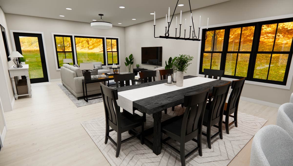 Plan 14896RK: One-Story Transitional New American House Plan with Loft Above - 2280 Sq Ft - Image #16 - Craftsman, Modern Farmhouse, New American, Transitional