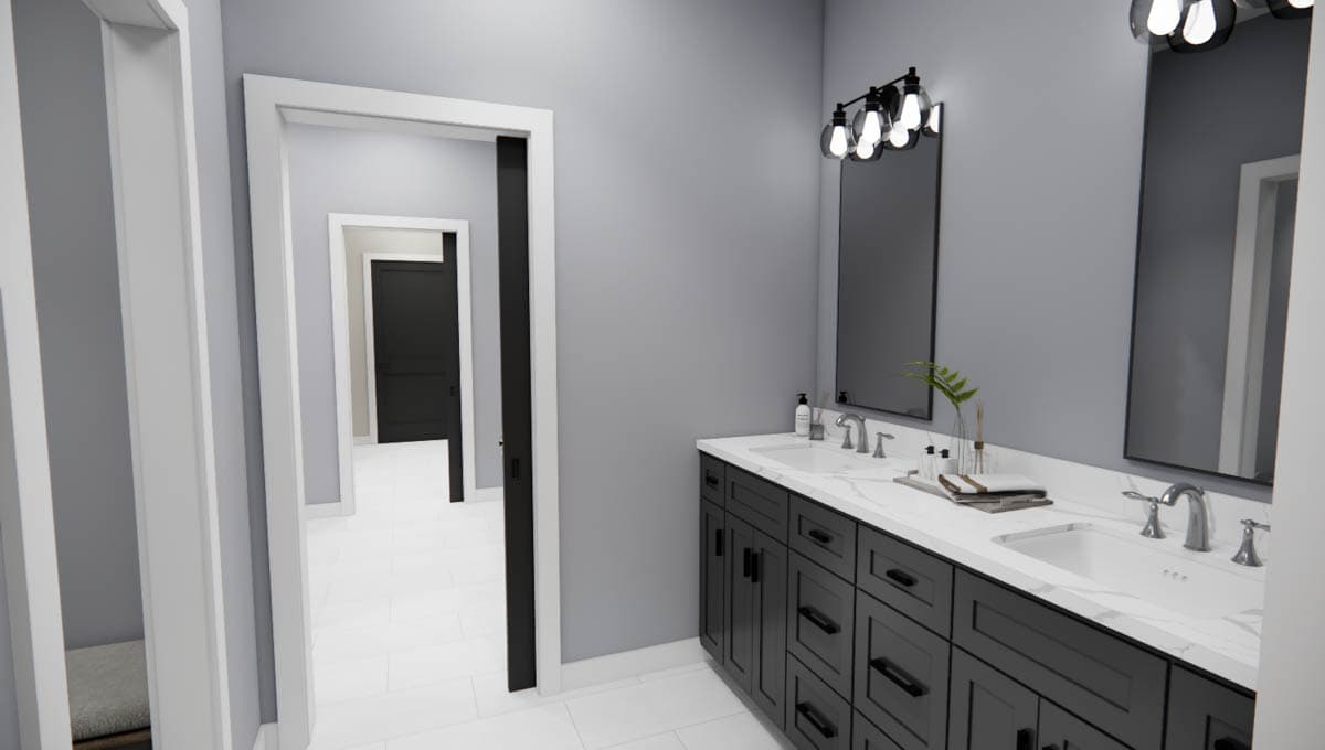 Plan 14896RK: One-Story Transitional New American House Plan with Loft Above - 2280 Sq Ft - Image #22 - Craftsman, Modern Farmhouse, New American, Transitional