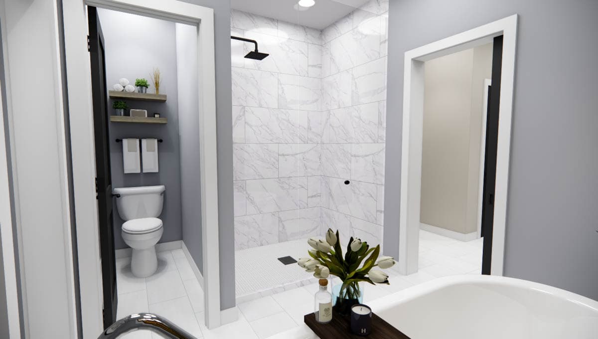 Plan 14896RK: One-Story Transitional New American House Plan with Loft Above - 2280 Sq Ft - Image #24 - Craftsman, Modern Farmhouse, New American, Transitional