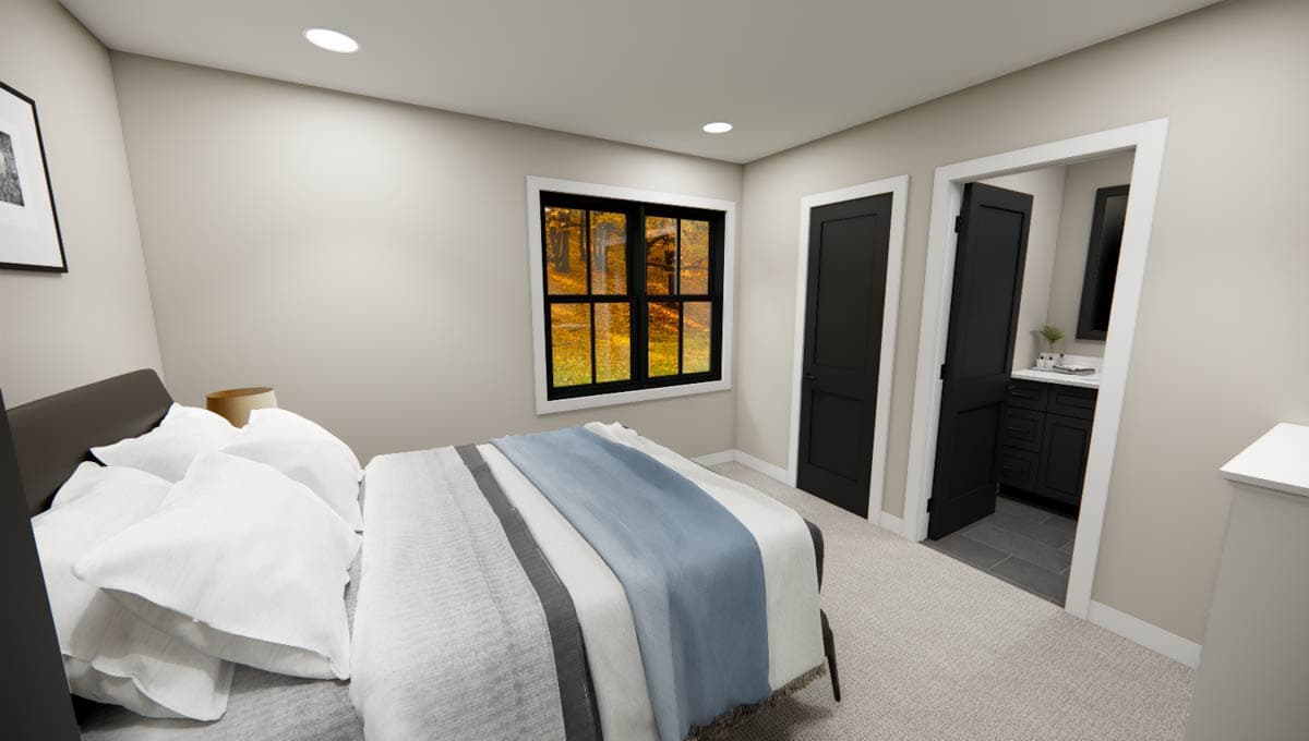 Plan 14896RK: One-Story Transitional New American House Plan with Loft Above - 2280 Sq Ft - Image #36 - Craftsman, Modern Farmhouse, New American, Transitional