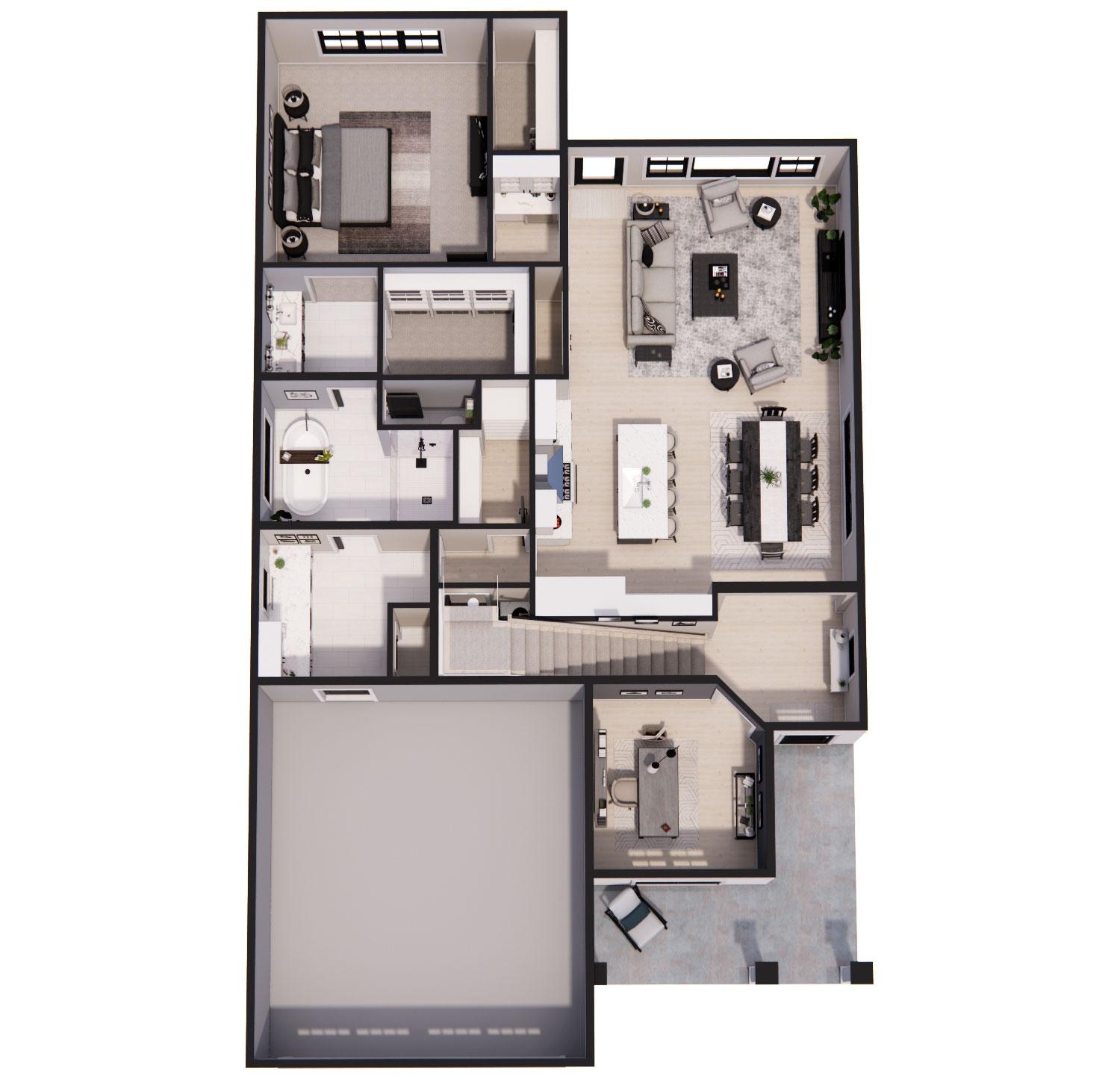 Plan 14897RK: Two-Story New American House Plan with Loft - 2142 Sq Ft - Image #40 - New American, Rustic