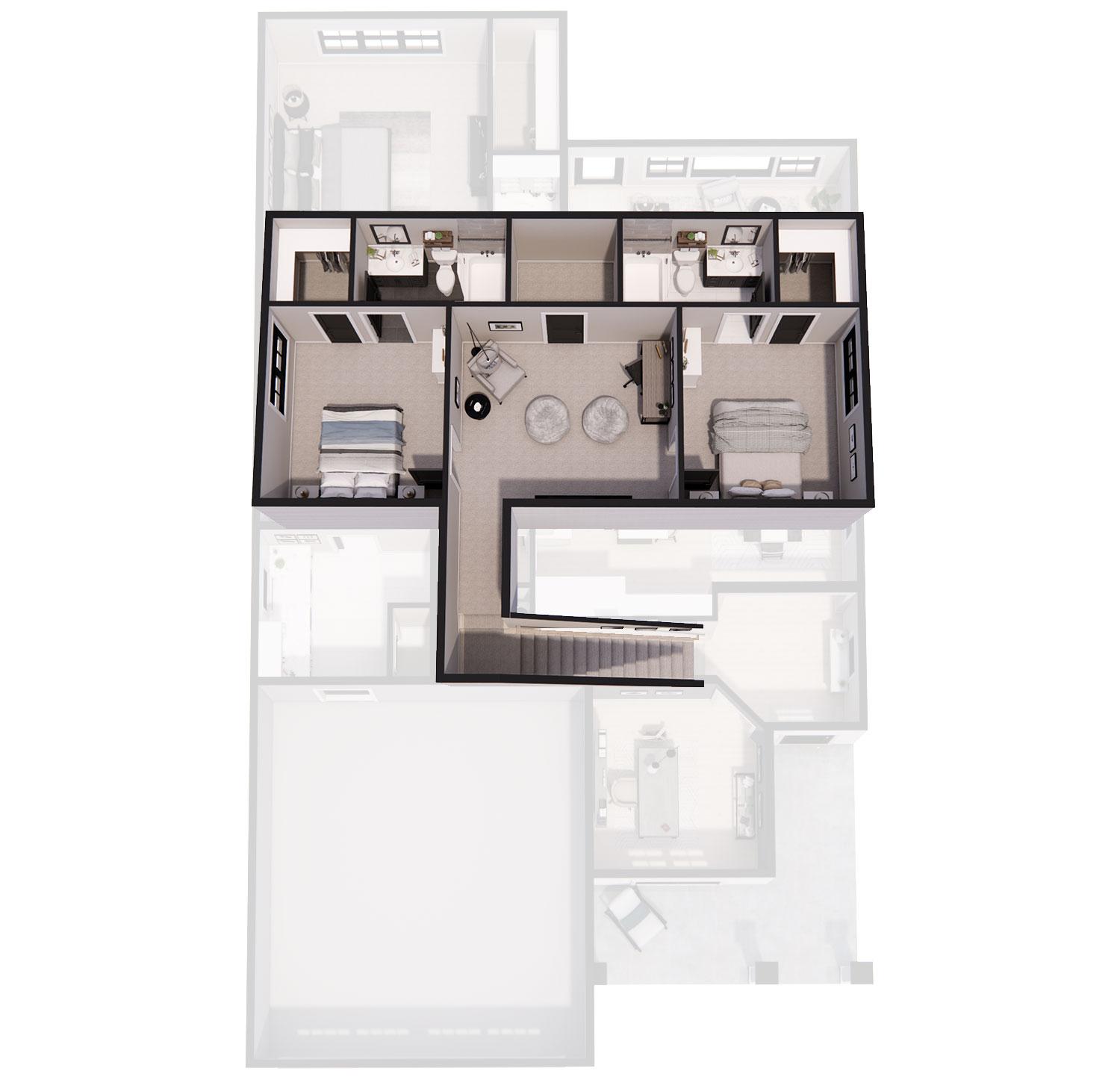 Plan 14897RK: Two-Story New American House Plan with Loft - 2142 Sq Ft - Image #41 - New American, Rustic